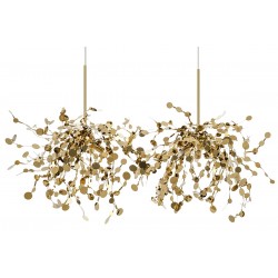 Podwójna lampa wisząca glamour MONETE