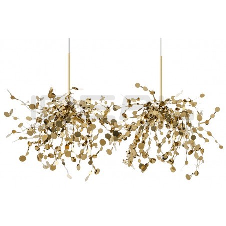 Podwójna lampa wisząca glamour MONETE