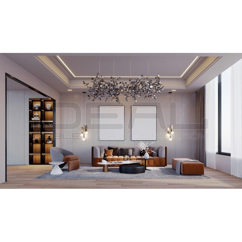 Podwójna lampa wisząca glamour MONETE