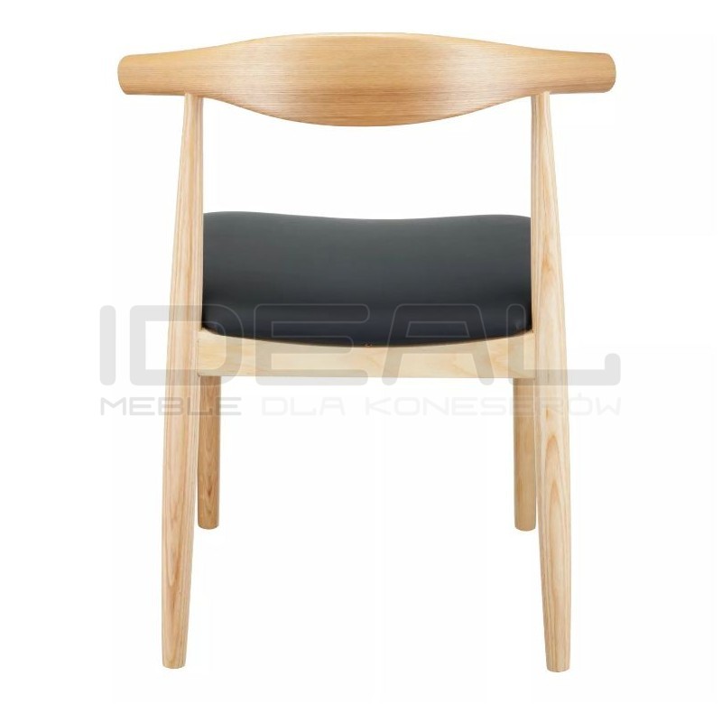 Drewniane krzesło CLASSY ELBOW jesionowe w kolorze naturalnym