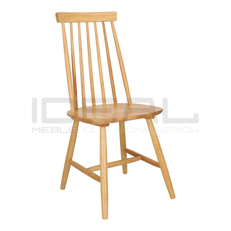 Drewniane krzesło Patyczak Stick naturalne drewno