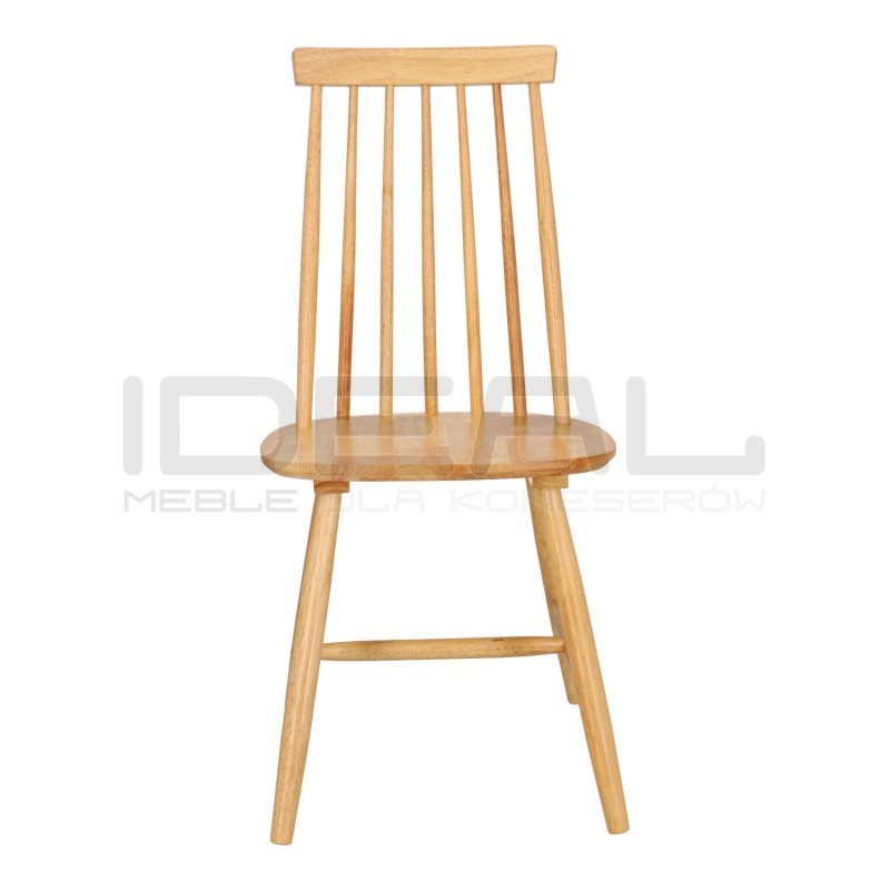 Drewniane krzesło Patyczak Stick naturalne drewno