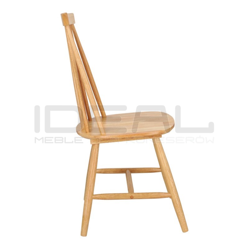 Drewniane krzesło Patyczak Stick naturalne drewno