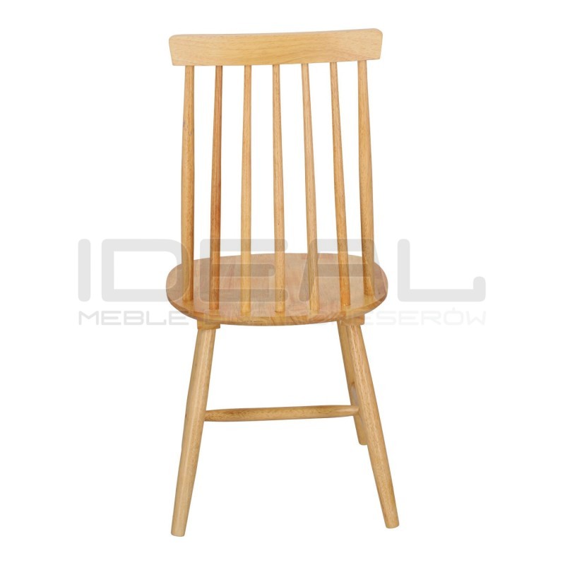 Drewniane krzesło Patyczak Stick naturalne drewno