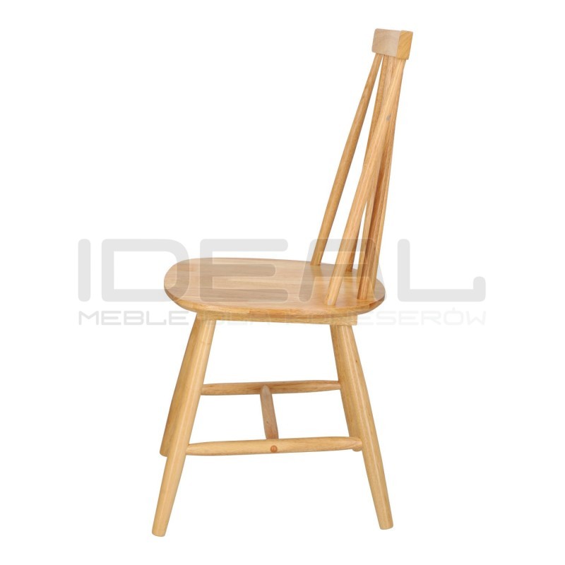 Drewniane krzesło Patyczak Stick naturalne drewno