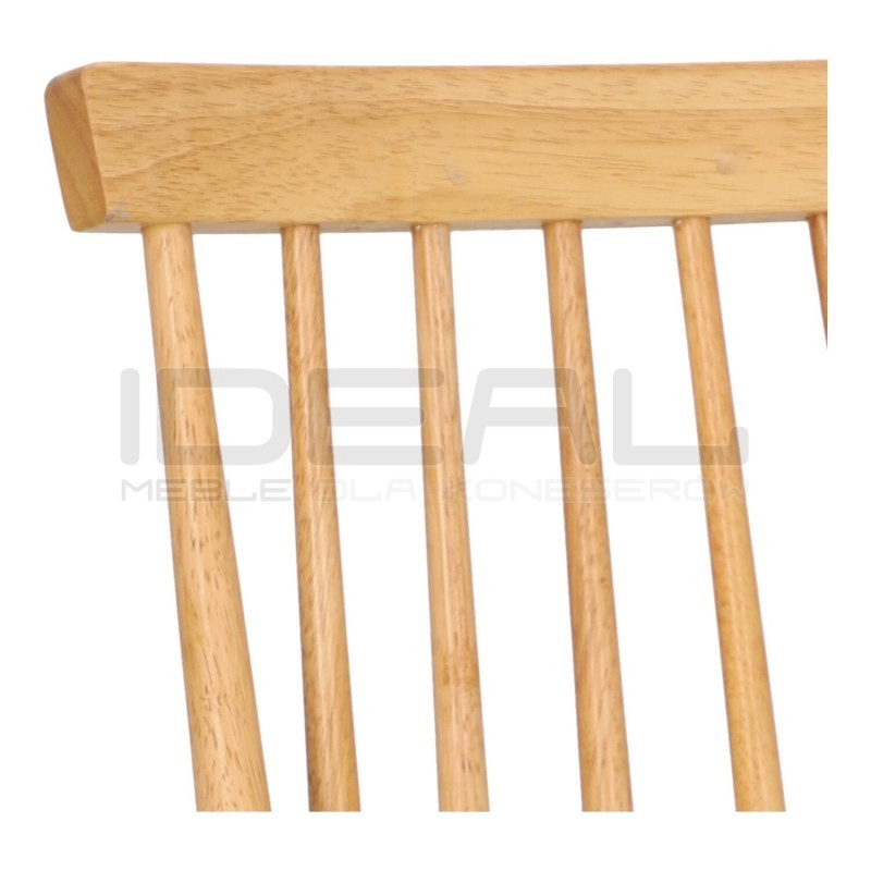 Drewniane krzesło Patyczak Stick naturalne drewno