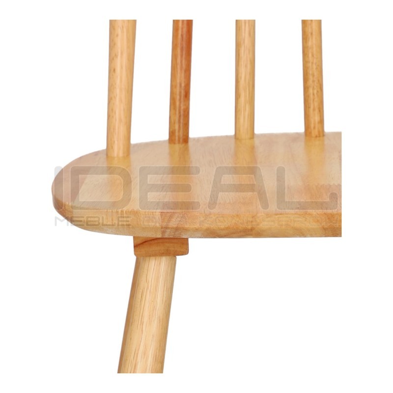 Drewniane krzesło Patyczak Stick naturalne drewno