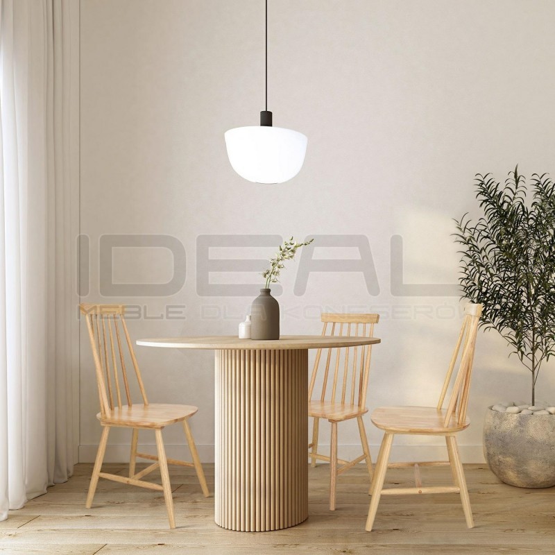 Drewniane krzesło Patyczak Stick naturalne drewno