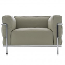 Fotel Bauhaus Inspirowany Projektem LC3 skóra naturalna