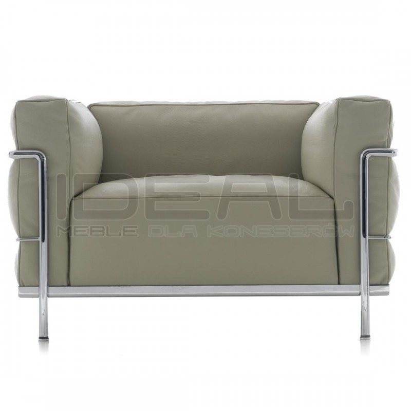 Fotel Bauhaus Inspirowany Projektem LC3 skóra naturalna