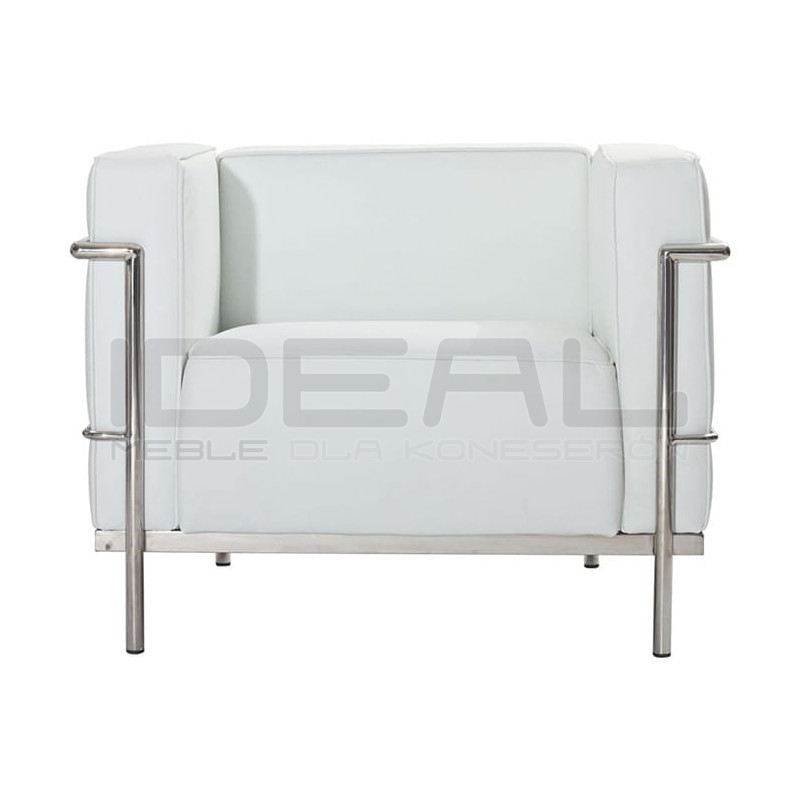 Fotel Bauhaus Inspirowany Projektem LC3 skóra naturalna