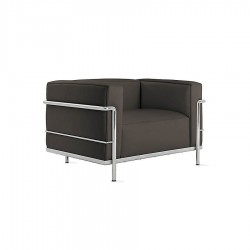 Fotel Bauhaus Inspirowany Projektem LC3 skóra naturalna