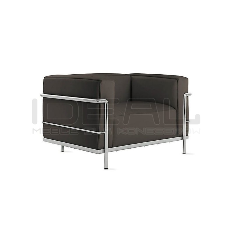 Fotel Bauhaus Inspirowany Projektem LC3 skóra naturalna