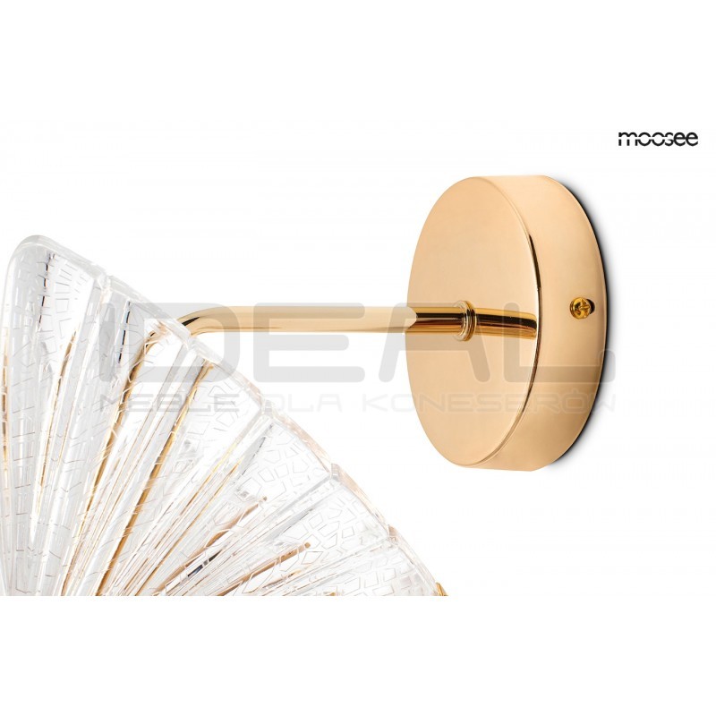 Kinkiet glamour BUTTERFLY S motyl złoty