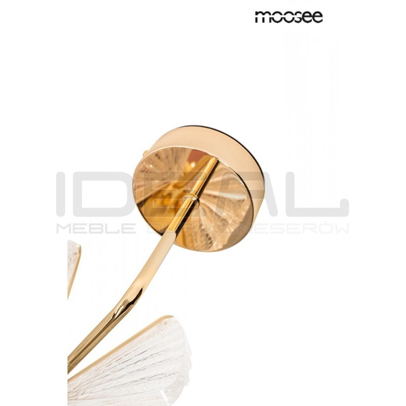 Kinkiet glamour BUTTERFLY S motyl złoty