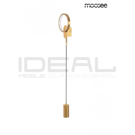 Kinkiet nowoczesny glamour COMO złoty