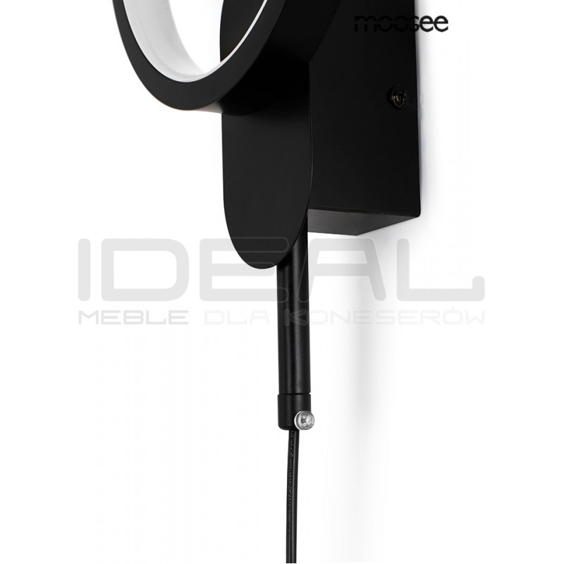 Kinkiet nowoczesny COMO czarny