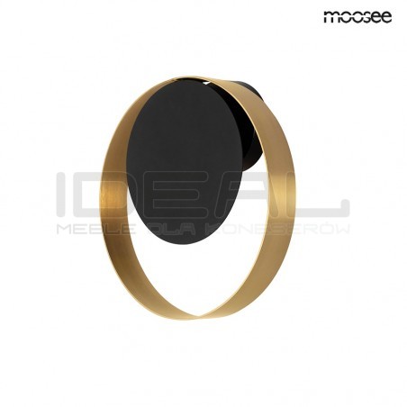 Kinkiet glamour BAND złoto czarny