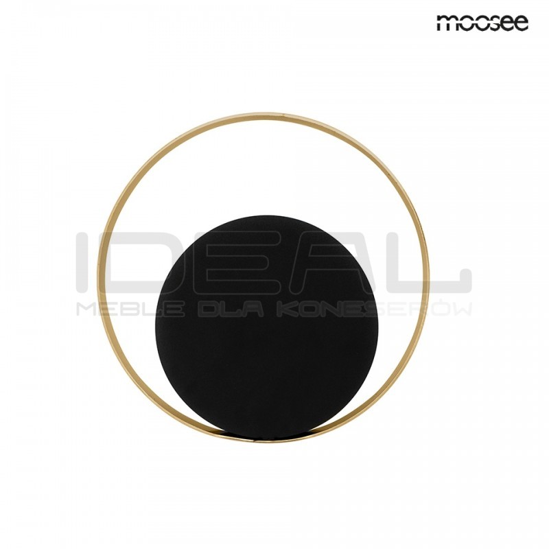 Kinkiet glamour BAND złoto czarny