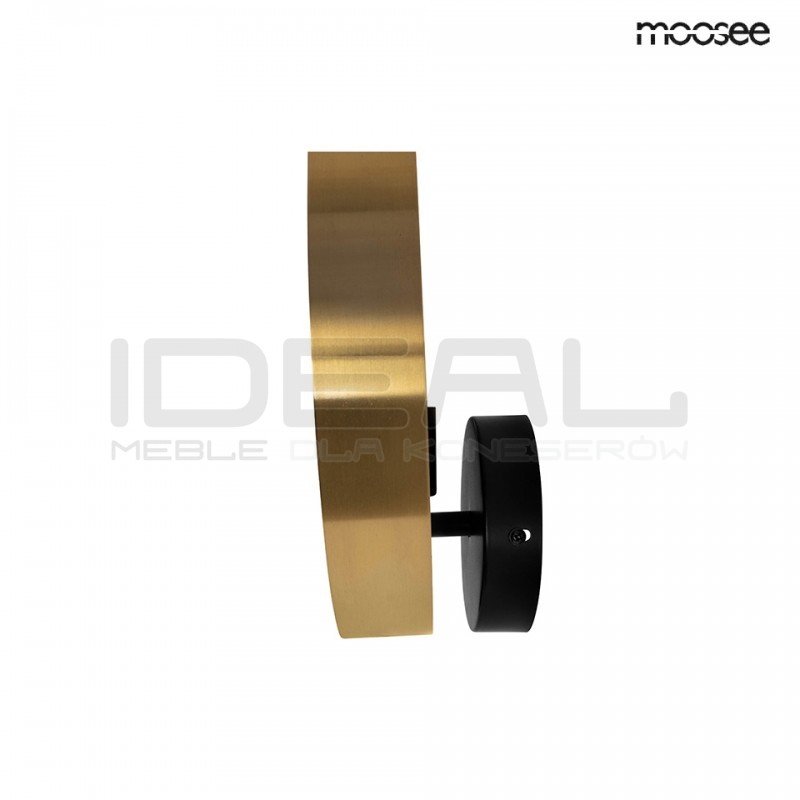 Kinkiet glamour BAND złoto czarny