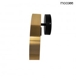 Kinkiet glamour BAND złoto czarny