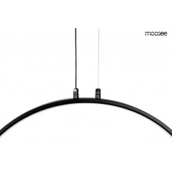 Lampa wisząca geometryczna led CIRCULO 80 czarna