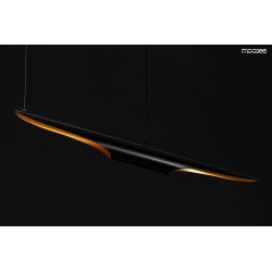 Lampa wisząca glamour CONTEO 100 czarno-złota