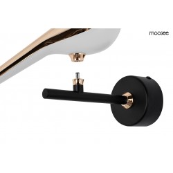 Kinkiet glamour BIRD ptaszek złoty