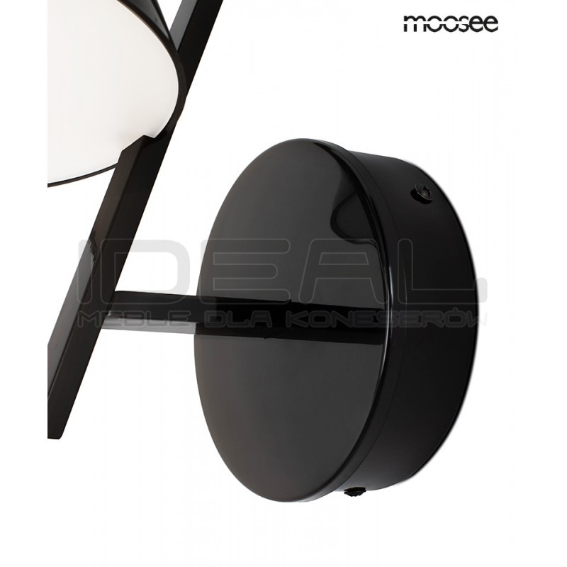 Asymetryczny kinkiet MAGO czarny