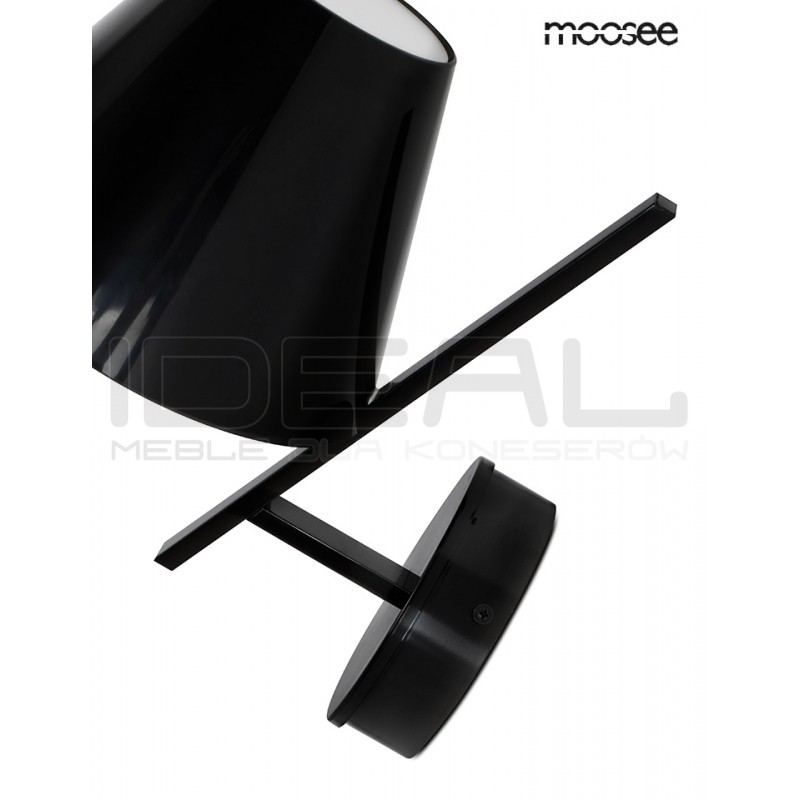 Asymetryczny kinkiet MAGO czarny