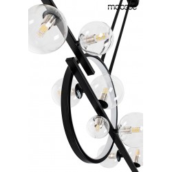 Lampa wisząca ALURE LINE TWIN 120 pozioma czarna nad stół