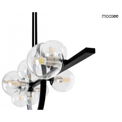 Lampa wisząca ALURE LINE TWIN 120 pozioma czarna nad stół