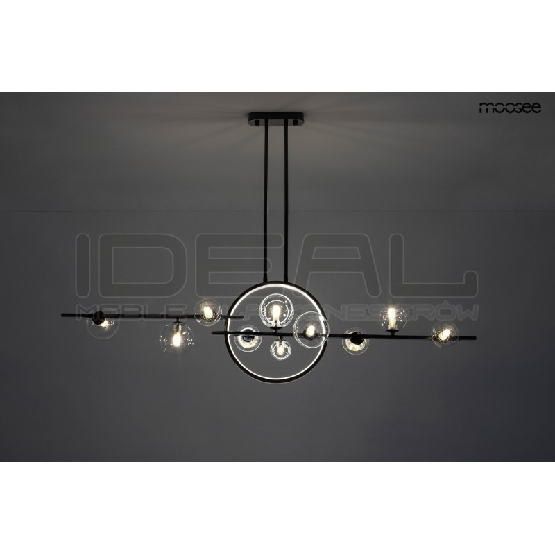 Lampa wisząca ALURE LINE TWIN 120 pozioma czarna nad stół