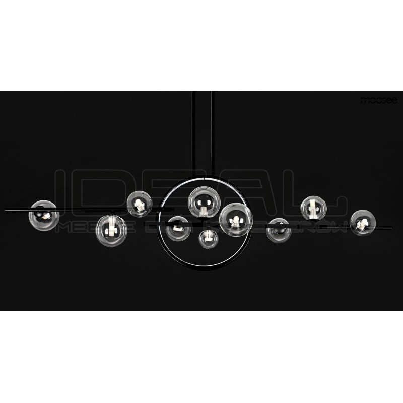 Lampa wisząca ALURE LINE TWIN 120 pozioma czarna nad stół