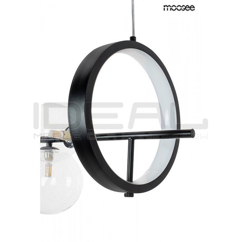 Lampa wisząca czarna ALURE Line 90