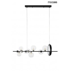 Pozioma Lampa wisząca czarna ALURE Line 120