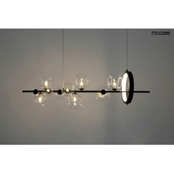 Pozioma Lampa wisząca czarna ALURE Line 120