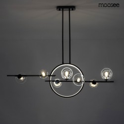 Lampa wisząca ALURE LINE TWIN 90 pozioma czarna