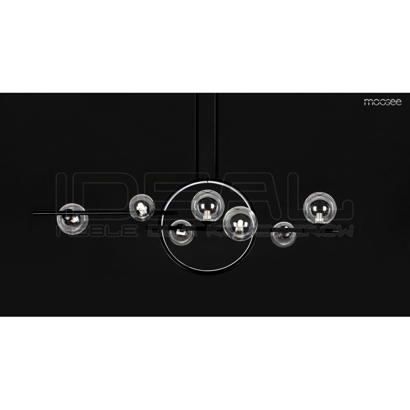 Lampa wisząca ALURE LINE TWIN 90 pozioma czarna