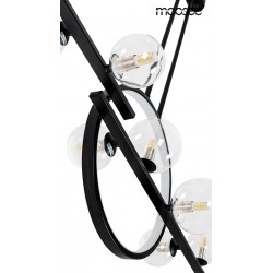 Lampa wisząca ALURE LINE TWIN 90 pozioma czarna