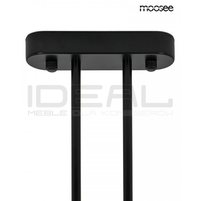 Lampa wisząca ALURE LINE TWIN 90 pozioma czarna