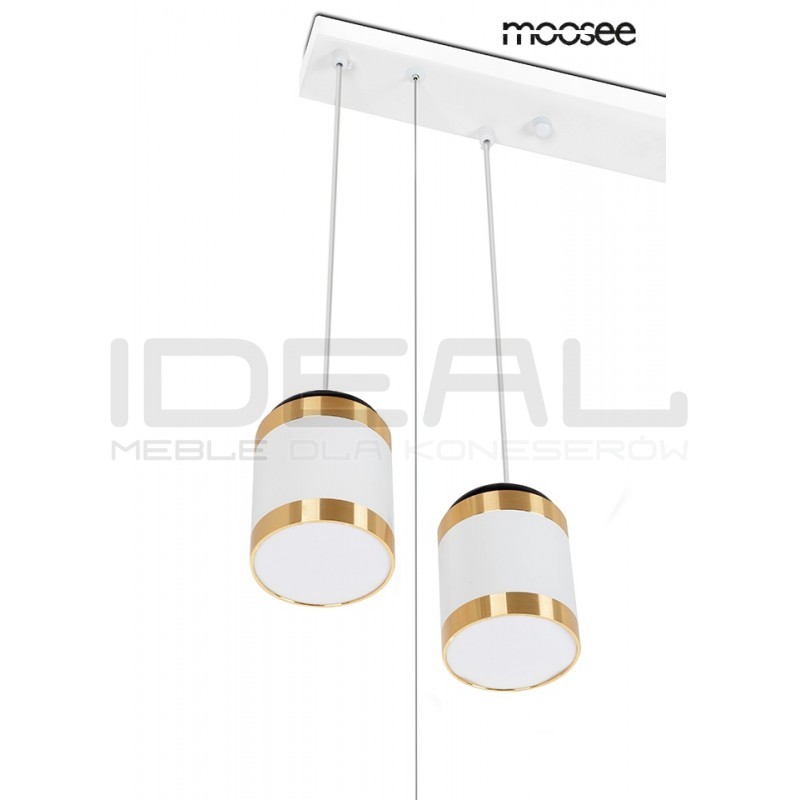 Lampa wisząca biała Stars z projektorem gwiazd