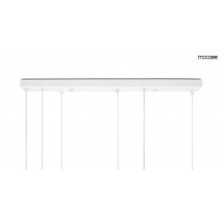 Lampa wisząca biała Stars z projektorem gwiazd