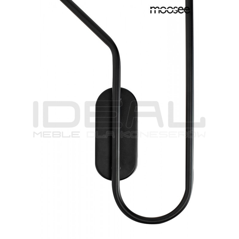 Kinkiet nowoczesny regulowany TENTA czarny