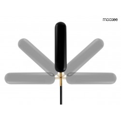 Kinkiet nowoczesny regulowany TENTA czarny