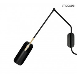 Kinkiet nowoczesny regulowany TENTA czarny