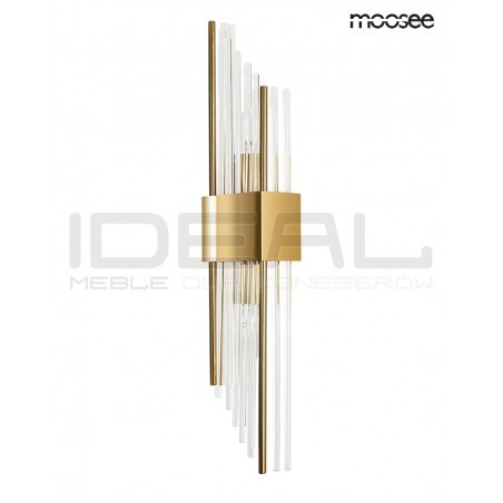 Kinkiet glamour SLANT złoty