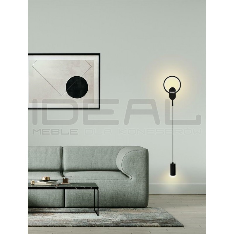 Kinkiet nowoczesny COMO czarny