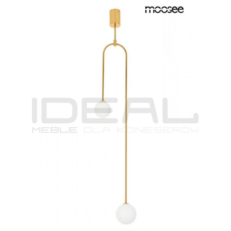 Lampa wisząca glamour LOW złota