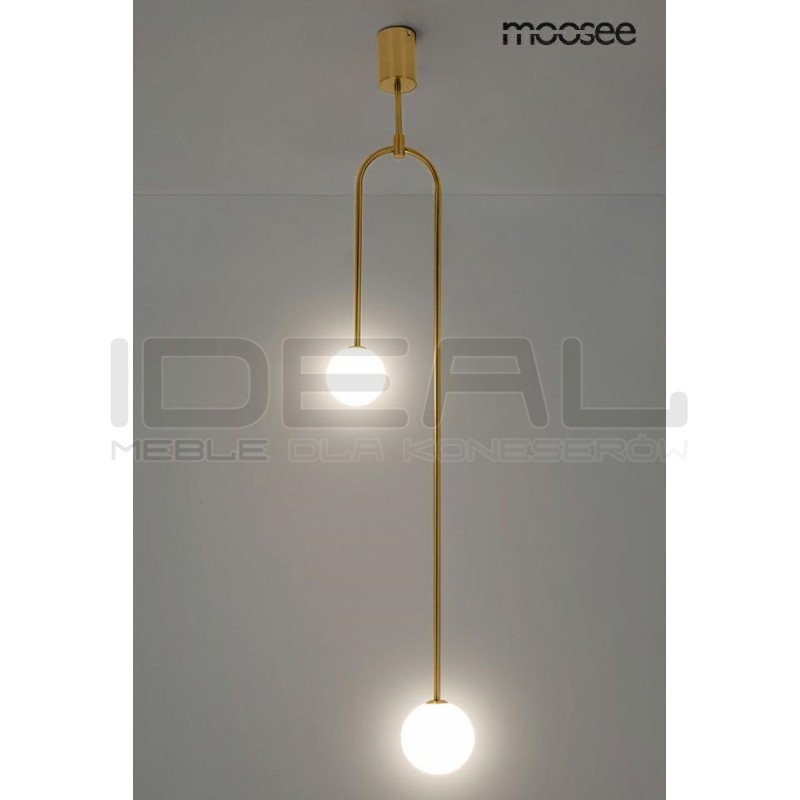 Lampa wisząca glamour LOW złota